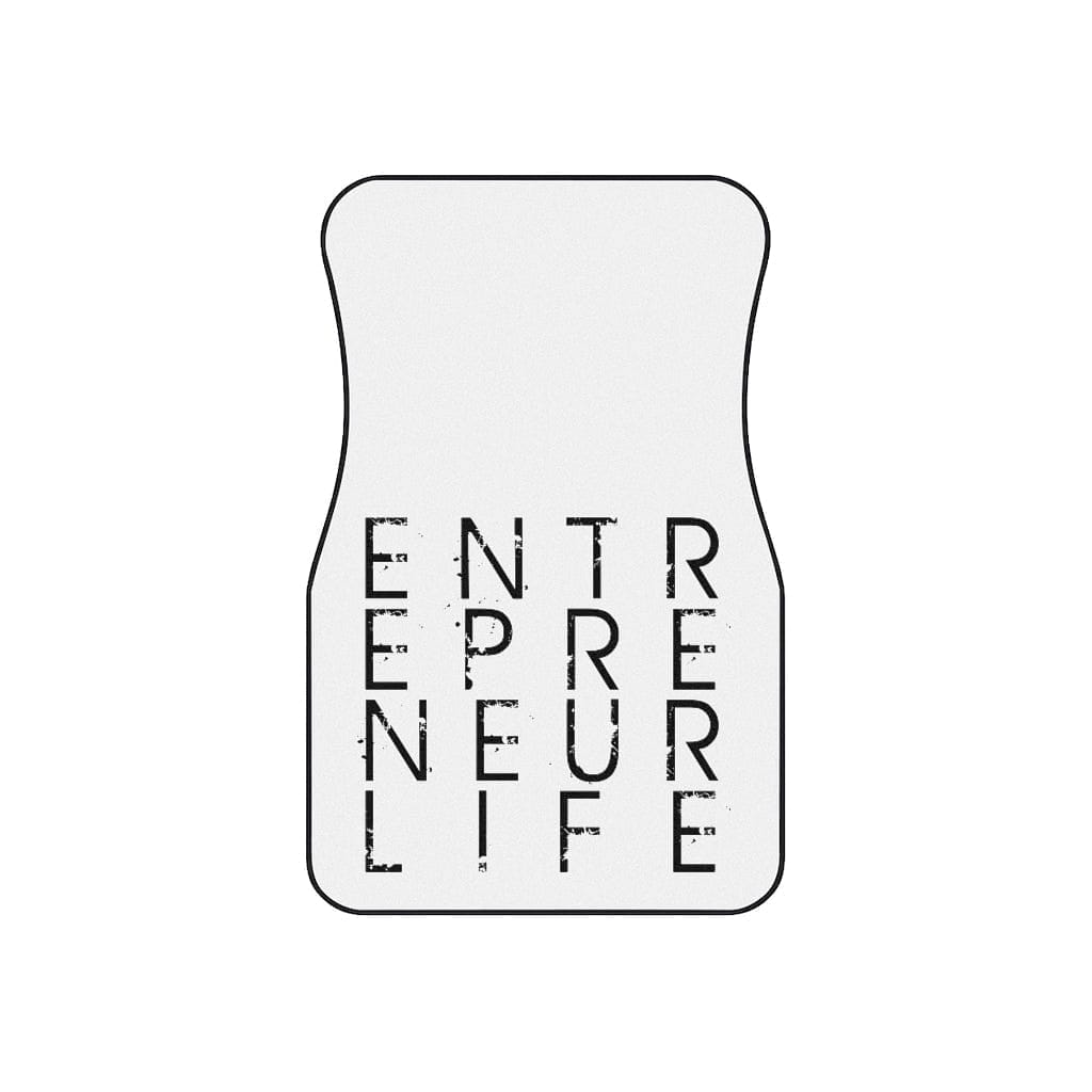 Entrepreneur Life Car Mats (Set of 4) - White - Entrepreneur Life