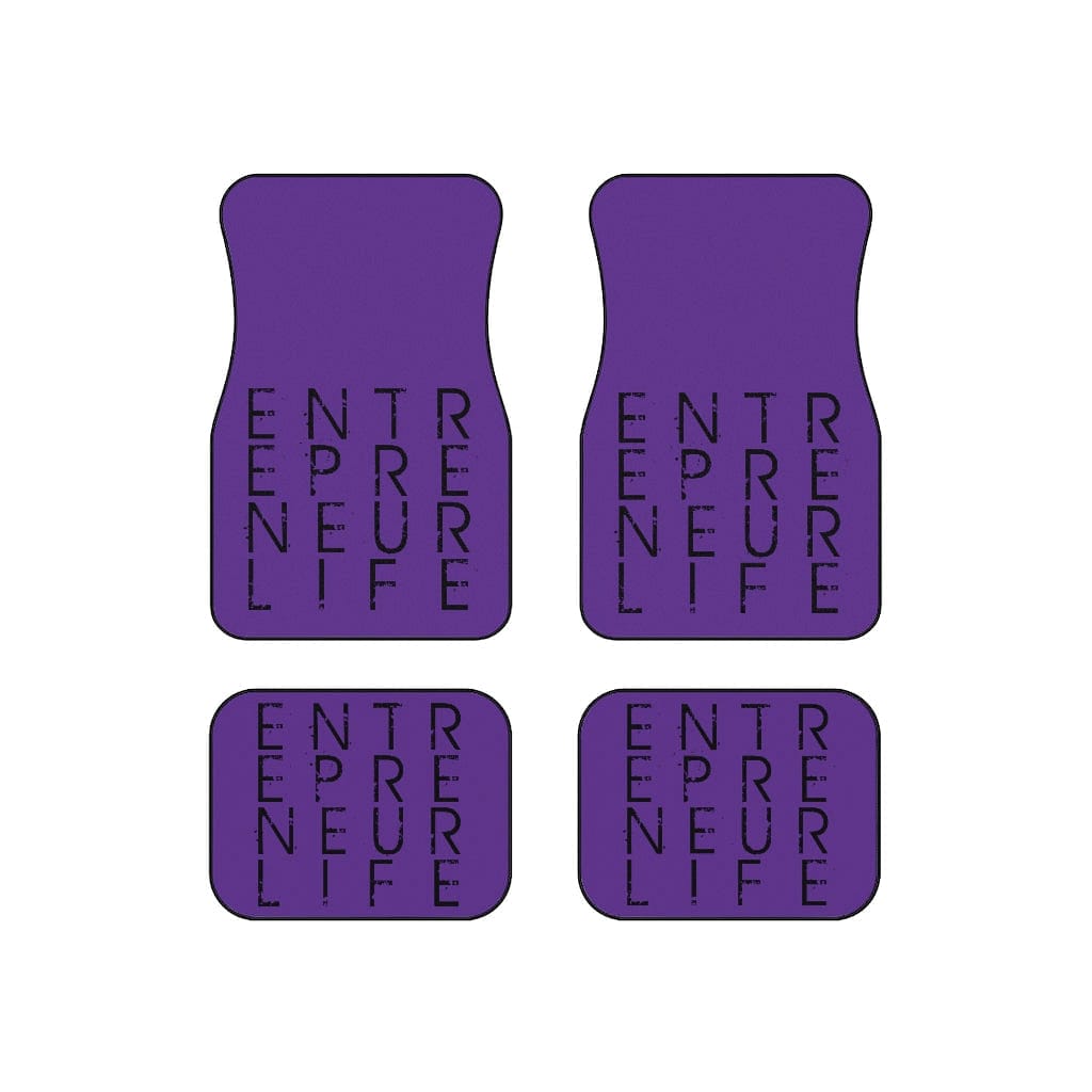 Entrepreneur Life Car Mats (Set of 4) - Purple - Entrepreneur Life
